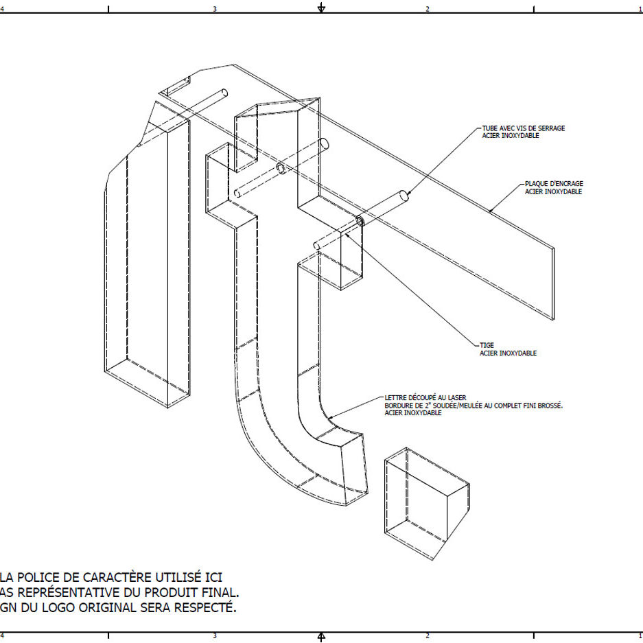 mur végétal hydroponique - La ligne verte - Mur vert Transit - Montréal